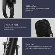 BM-86 USB Condenser Microphone Voice Recording Computer Microphone Live Broadcast Equipment Set, Specification: Standard+Small Blowout Prevention Net Eurekaonline