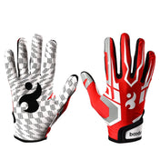 BOODUN C281071G Baseball Rugby Gloves Fitness Sports Anti-Slip Outdoor Hiking Gloves(Red M) Eurekaonline