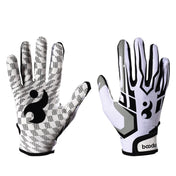 BOODUN C281071G Baseball Rugby Gloves Fitness Sports Anti-Slip Outdoor Hiking Gloves(White L) Eurekaonline