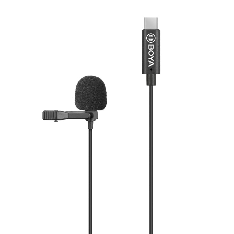 BOYA BY-M3-OP For DJI OSMO Pocket Clip-on Digital Lavalier Microphone (Black) Eurekaonline