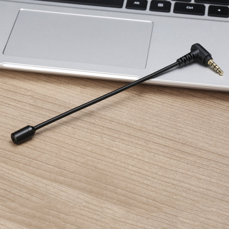 BOYA BY-UM4 3.5mm Interface Plug Live Show Omni-directional Condenser Mic Mini Flexible Microphone for iPhone, Galaxy, Huawei, LG and other Smartphones(Black) Eurekaonline