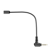 BOYA BY-UM4 3.5mm Interface Plug Live Show Omni-directional Condenser Mic Mini Flexible Microphone for iPhone, Galaxy, Huawei, LG and other Smartphones(Black) Eurekaonline
