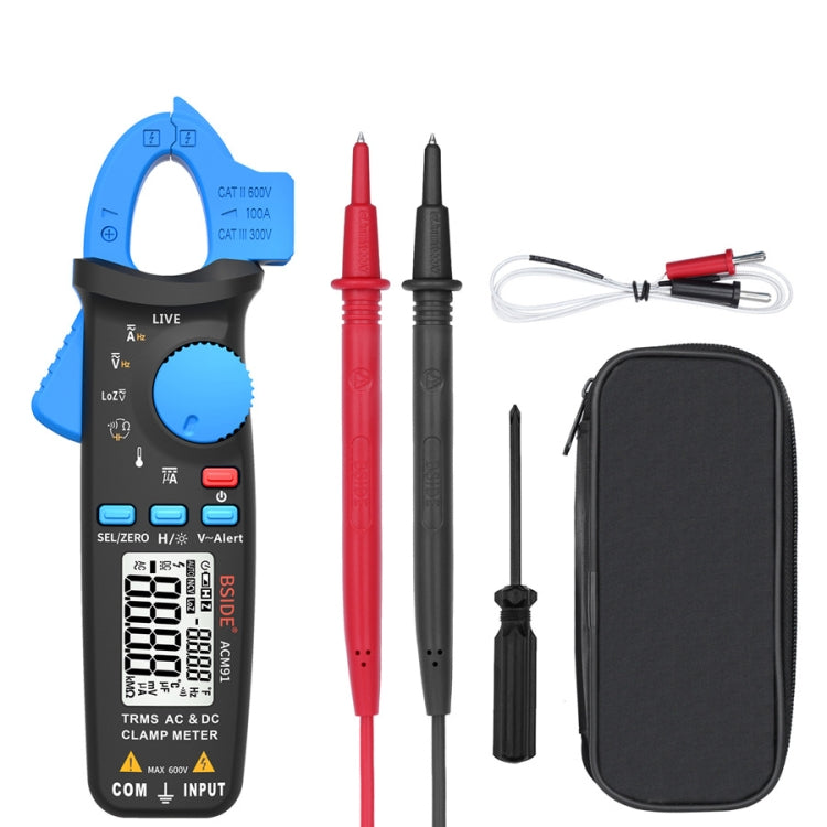DC Current 1mA True RMS Auto Range  Capacitor Tester Multimeter(Blue) Eurekaonline