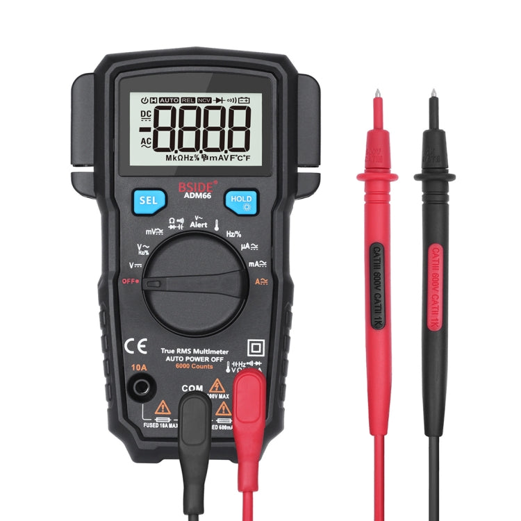  DC Current Voltage Capacitor Automatic Range Multimeter with LCD Backlight & Card Slot Function Eurekaonline