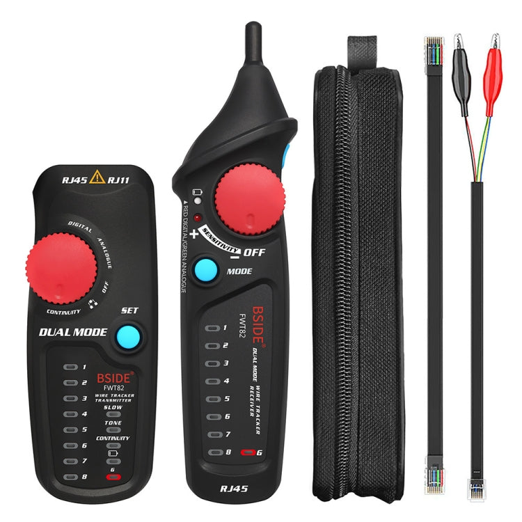 BSIDE FWT82 Analog And Digital Dual-Mode Anti-Interference Intelligent Line Finder Network Cable Tracker Eurekaonline