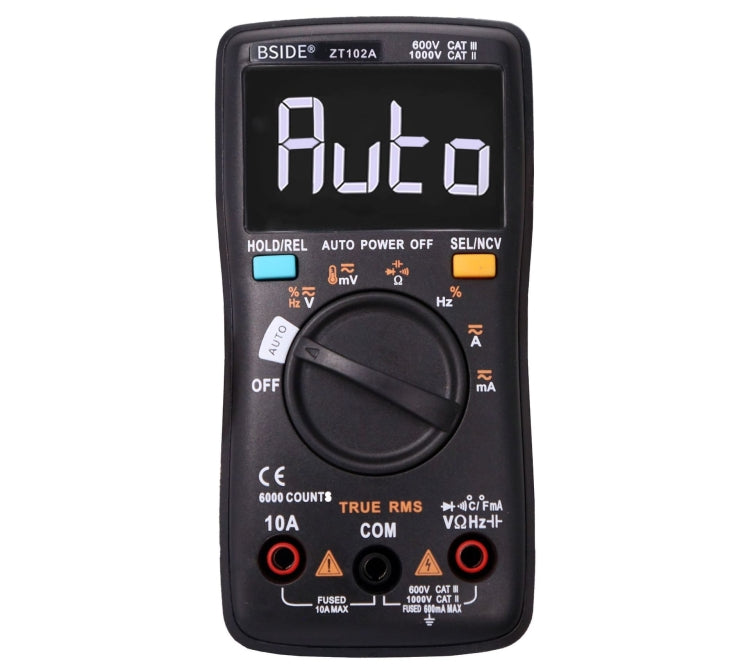 BSIDE ZT102A LCD Display 6000 Words AUTO Intelligent Gear Automatic Range Digital Multimeter Eurekaonline