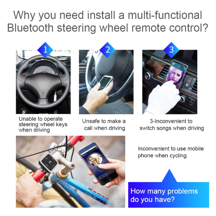 BT009 Car Bluetooth Hands-Free Controller Eurekaonline