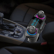 BT06 Dual USB Charging Smart Bluetooth 4.0 + EDR FM Transmitter MP3 Music Player Car Kit with 1.3 inch LED Screen, Support Bluetooth Call, TF Card & U Disk Eurekaonline