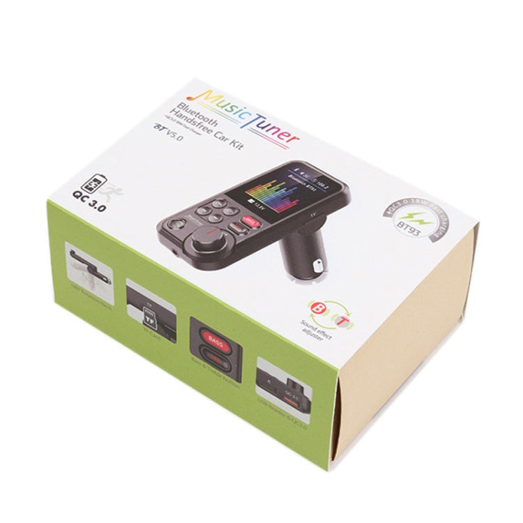 BT93 Color Screen Car MP3 Bluetooth Player(Black) Eurekaonline