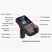 BT93 Color Screen Car MP3 Bluetooth Player(Black) Eurekaonline