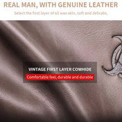 BULL CAPTAIN Anti-theft Brush Leather Wallet For Men(Brown) Eurekaonline