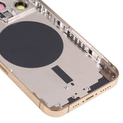 Back Housing Cover with SIM Card Tray & Side  Keys & Camera Lens for iPhone 13 Pro(Gold) Eurekaonline