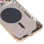 Back Housing Cover with SIM Card Tray & Side  Keys & Camera Lens for iPhone 13 Pro Max(Gold) Eurekaonline