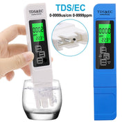 Backlight Model TDS & EC Water Quality Test Pen Meter Conductivity Test Pen(Blue) Eurekaonline