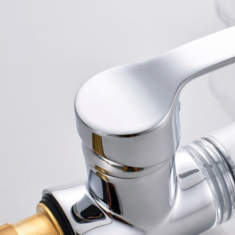 Bathroom Hot Cold Water Faucet Wine Glass Waterfall Faucet(Purple) Eurekaonline