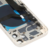 Battery Back Cover Assembly (with Side Keys & Speaker Ringer Buzzer & Motor & Camera Lens & Card Tray & Power Button + Volume Button + Charging Port & Wireless Charging Module) for iPhone 12 Mini(White) Eurekaonline