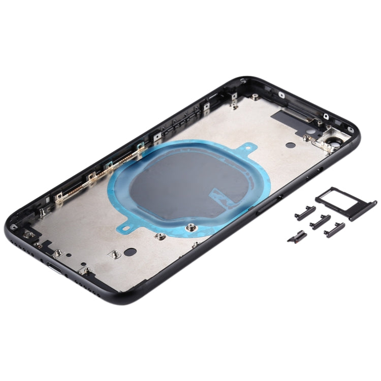 Battery Back Cover with Camera Lens Cover & SIM Card Tray & Side keys for iPhone SE 2020 Eurekaonline