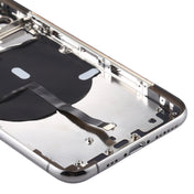Battery Back Cover (with Side Keys & Card Tray & Power + Volume Flex Cable & Wireless Charging Module) for iPhone 11 Pro(Black) Eurekaonline