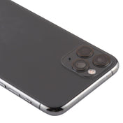 Battery Back Cover (with Side Keys & Card Tray & Power + Volume Flex Cable & Wireless Charging Module) for iPhone 11 Pro Max(Black) Eurekaonline