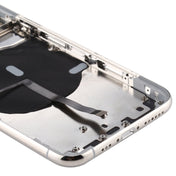 Battery Back Cover (with Side Keys & Card Tray & Power + Volume Flex Cable & Wireless Charging Module) for iPhone 11 Pro Max(Silver) Eurekaonline