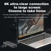 Blueendless 8K/30Hz Type-C To Gigabit Ethernet USB3.1 Docking Station(8 in 1) Eurekaonline