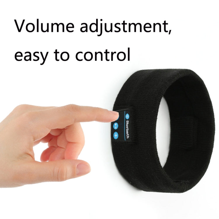 Bluetooth Headset Sports Headband Outdoor Running Yoga Sweat-Absorbent Headscarf, Colour: Gray Eurekaonline