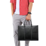 Bopai 11-98711 Multifunctional Business Waterproof Wearable Laptop Handbag(Black) Eurekaonline