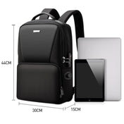 Bopai 61-02511 Business Travel Breathable Waterproof Anti-theft Man Backpack, Size: 30x15x44cm(Black) Eurekaonline