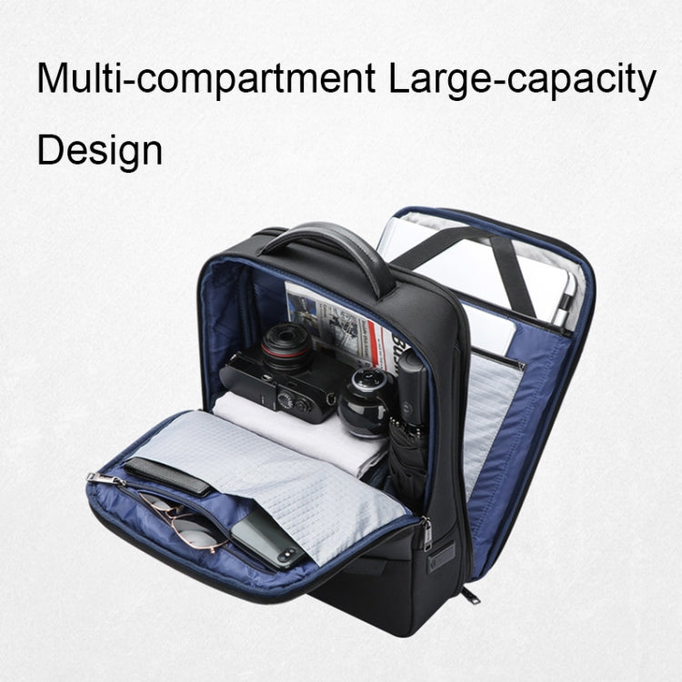 Bopai 61-120621A Outdoor Waterproof Laptop Backpack with USB Charging Port, Spec: Expansion Version Eurekaonline