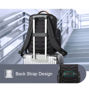 Bopai 61-86611 Multifunctional Wear-resistant Anti-theft Laptop Backpack with USB Charging Hole(Black) Eurekaonline