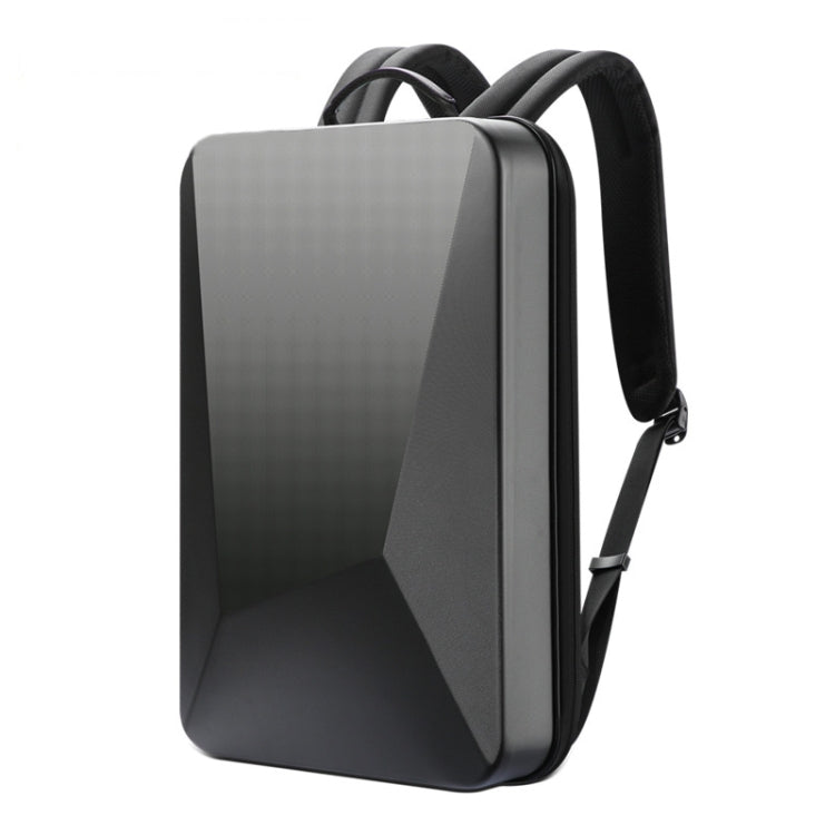 Bopai 61-93318A Hard Shell Waterproof Expandable Backpack with USB Charging Hole, Spec: Regular (Black) Eurekaonline