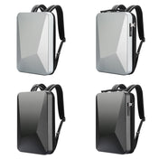 Bopai 61-93318A Hard Shell Waterproof Expandable Backpack with USB Charging Hole, Spec: Regular (Silver) Eurekaonline