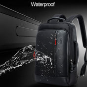 Bopai 751-006641 Large Capacity Business Fashion Breathable Laptop Backpack with External USB Interface, Size: 30 x 15 x 44cm(Black) Eurekaonline