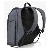 Bopai 851-010128 Business Anti-theft Waterproof Large Capacity Double Shoulder Bag,with USB Charging Port, Size: 34x19x43cm (Black) Eurekaonline