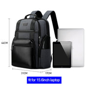 Bopai 851-014318 Fashion Outdoor Breathable Waterproof Anti-theft Three-layer Large Capacity Double Shoulder Bag,with USB Charging Port, Size: 31x17x44cm(Grey) Eurekaonline
