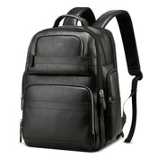 Bopai 851-01981A Top-grain Leather Business Travel Anti-theft Man Backpack, Size: 35x26x44cm Eurekaonline