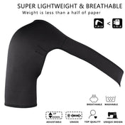 Breathable Adjustable Shoulder Support Brace Unisex Sport Compression Brace Strap Wrap Shoulder Belt, Size:Left Shoulder Eurekaonline