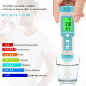 C-600A 7 In 1 Temperature/Salinity/PH/TDS/EC/ORP/SG Monitoring Pen(without Battery and Powder) Eurekaonline