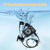 C26 IPX8 Waterproof Swimming Diving Sports MP3 Music Player with Clip & Earphone, Support FM, Memory:8GB(Gold) Eurekaonline