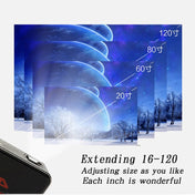 C6 2G+16G Android Smart DLP HD Projector Mini Wireless Projector， US Plug (Black) Eurekaonline