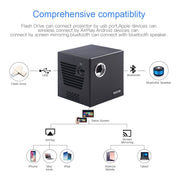 C80 DLP portable HD Projector 120-inch Giant Screen Projector Blu-ray 4K, Android 7.1.2, 2GB + 16GB US Plug Eurekaonline