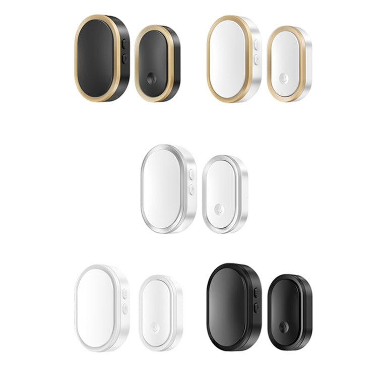 CACAZI A99 Home Smart Remote Control Doorbell Elderly Pager, Style:EU Plug(Golden) Eurekaonline