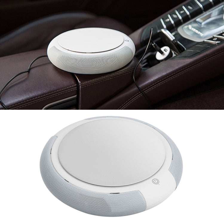 CARZOR Z1 2W USB Car Air Purifier Negative Ions Air Cleaner(White) Eurekaonline