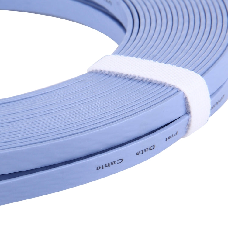 CAT6 Ultra-thin Flat Ethernet Network LAN Cable, Length: 20m(Blue) Eurekaonline