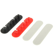 CC-595 Plastic Wire Cable Adhesive Plug Holder (Pair), Random Color Delivery Eurekaonline
