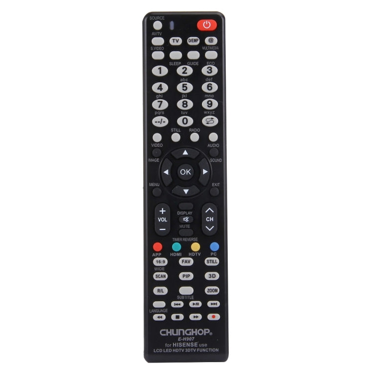 CHUNGHOP E-H907 Universal Remote Controller for HISENSE LED LCD HDTV 3DTV Eurekaonline
