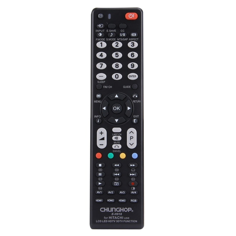 CHUNGHOP E-H918 Universal Remote Controller for HITACHI LED TV / LCD TV / HDTV / 3DTV Eurekaonline