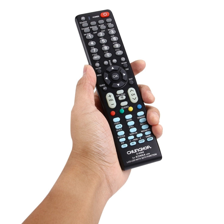 CHUNGHOP E-K906 Universal Remote Controller for KONKA LED TV / LCD TV / HDTV / 3DTV Eurekaonline