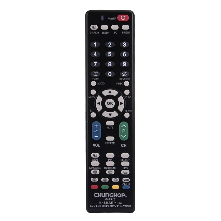 CHUNGHOP E-S915 Universal Remote Controller for SHARP LED TV / LCD TV / HDTV / 3DTV Eurekaonline