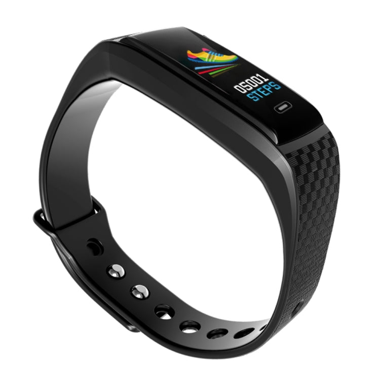 CK17S 0.96 inches IPS Screen Smart Bracelet IP67 Waterproof, Support Call Reminder / Heart Rate Monitoring / Blood Pressure Monitoring / Sleep Monitoring (Black) Eurekaonline